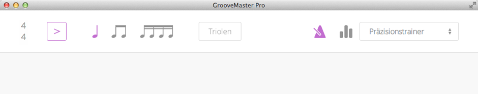 GrooveMaster Pro Metronom Modus